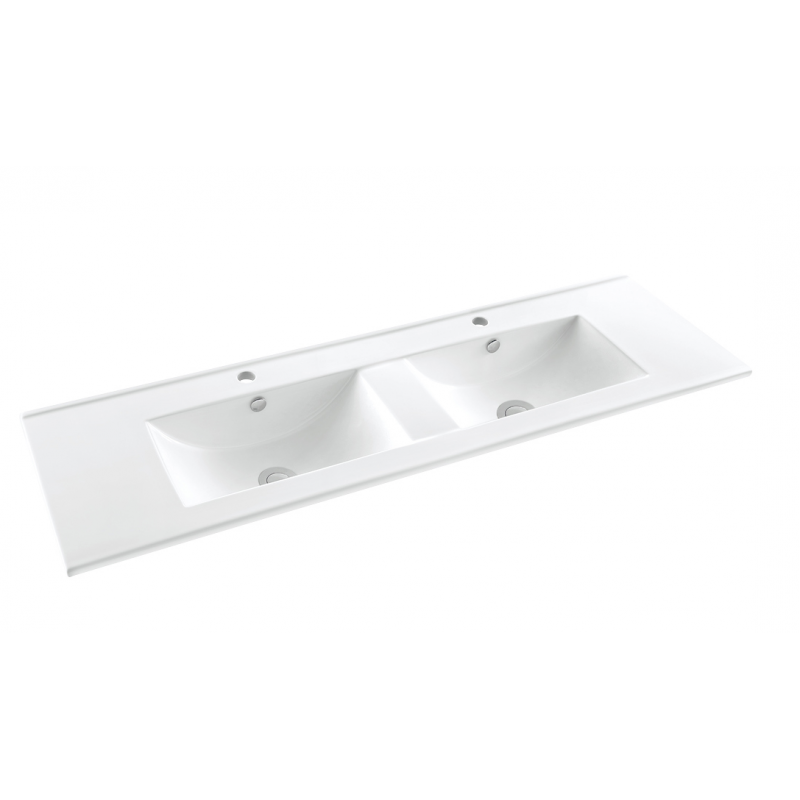 ASW-1500D Ceramic Vanity Top – Double Bowls