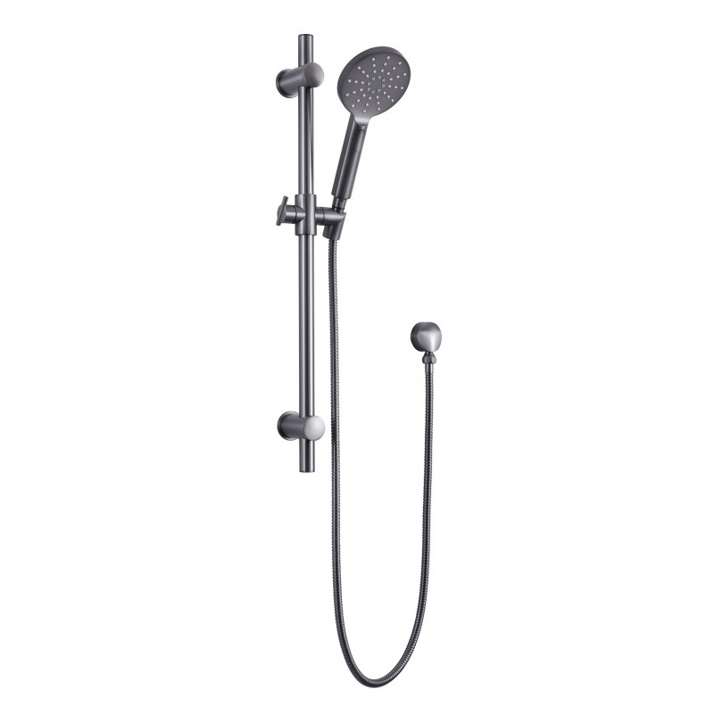 BGM02 Gun Metal Shower on Rail