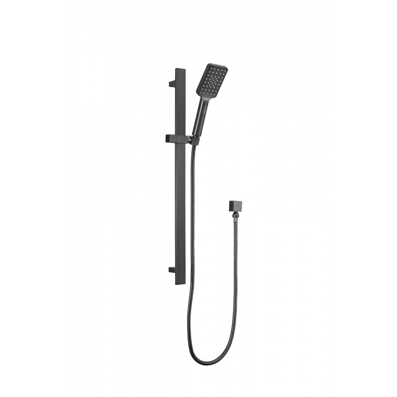 BGM06 Gun Metal Shower on Rail