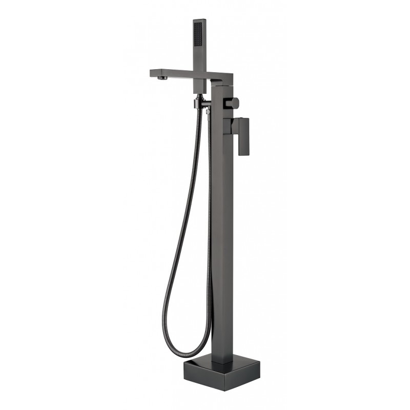 BGM672 Gun Metal Free Standing Bath Spout