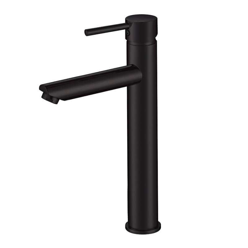 BL164 Matt Black Tall Basin Mixer