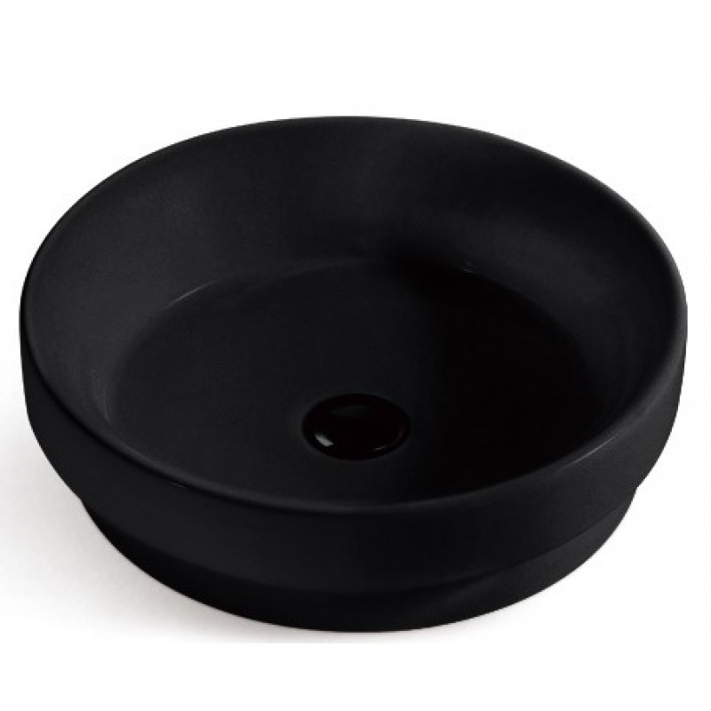 BL483 Matte Black Semi Insert Basin