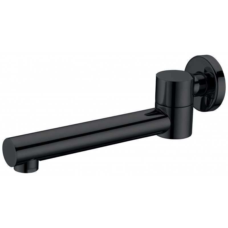 BL528 Matte Black Swivel Bath Spout