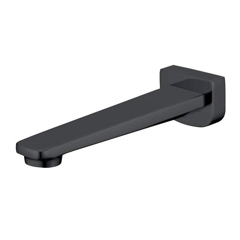 BL615 Matt Black Bath Spout 180mm