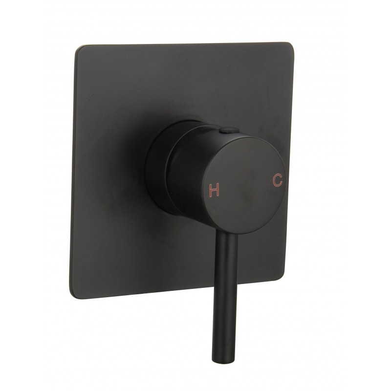 BL70WS Matte Black Wall Mixer