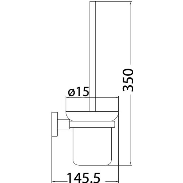 Matte 6001 Toilet Brush - Image 2