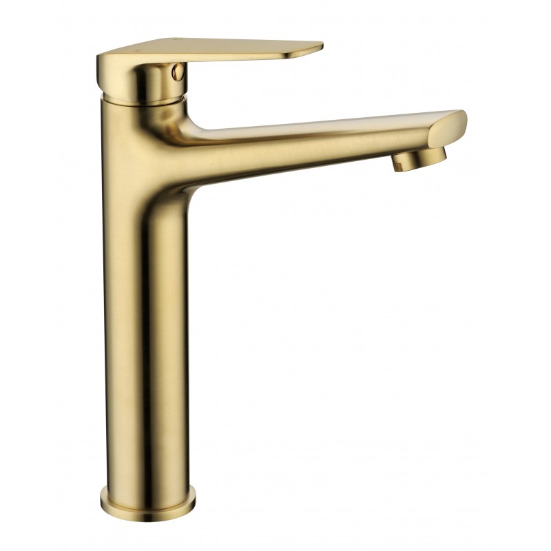 GO59BH Brushed Gold Tall Basin Mixer