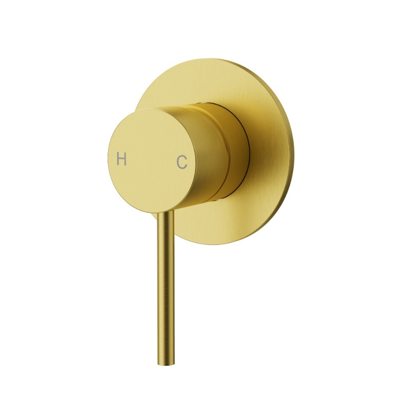 GO70W-R Brushed Gold Wall Mixer