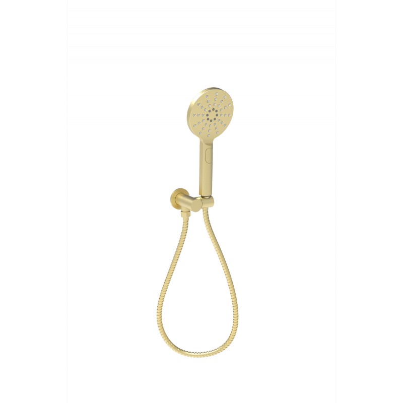 GO926 Brushed gold shower on bracket