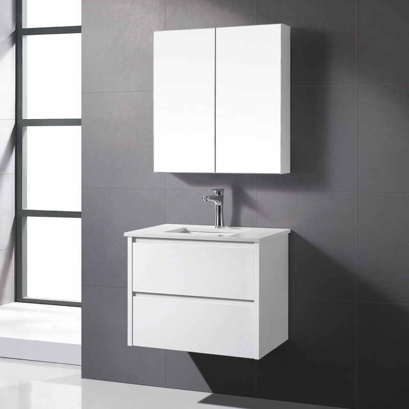 PVC-WR750 Waterproof 750mm wall hung vanity 2