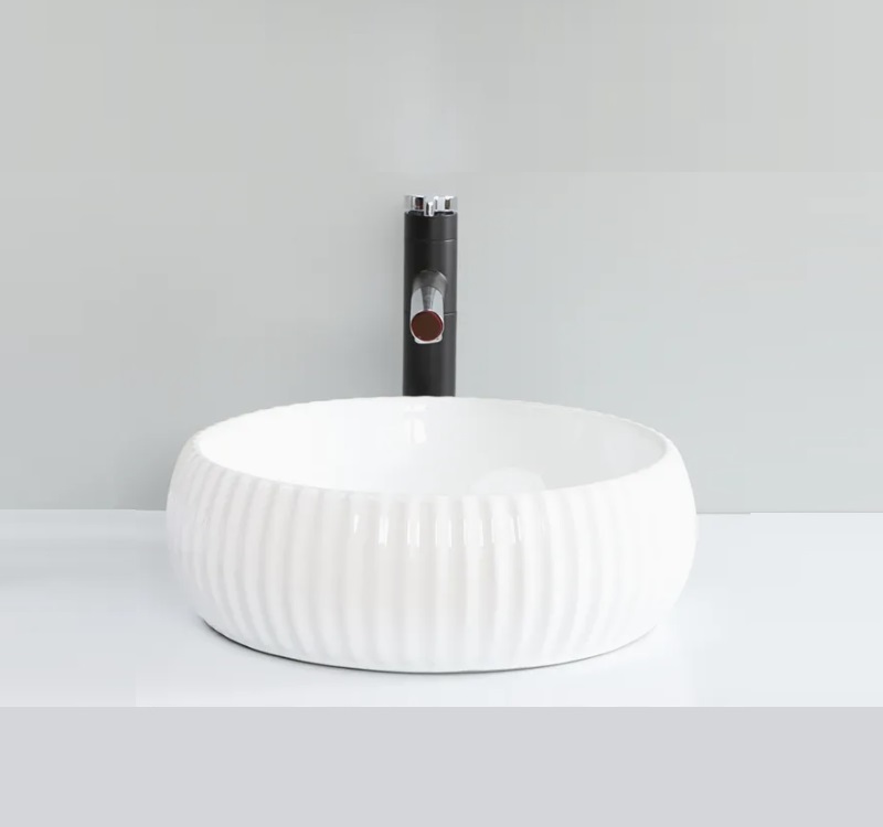 TB362 Gloss White Above Counter Basin