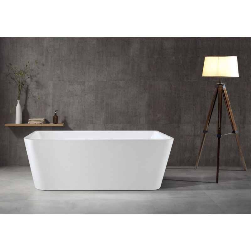 VU720 Back to Wall Free Standing Bath 1600 800mm
